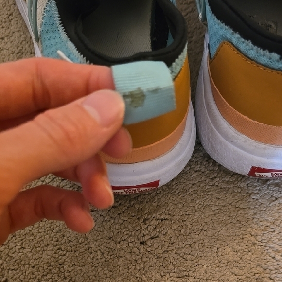 Vans UltraCush Sky Blue Sneakers Women Size 8.5 Slip O - Picture 5 of 5